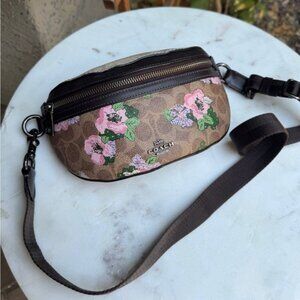 Coach Bethany Blossom Monogram Belt Bag